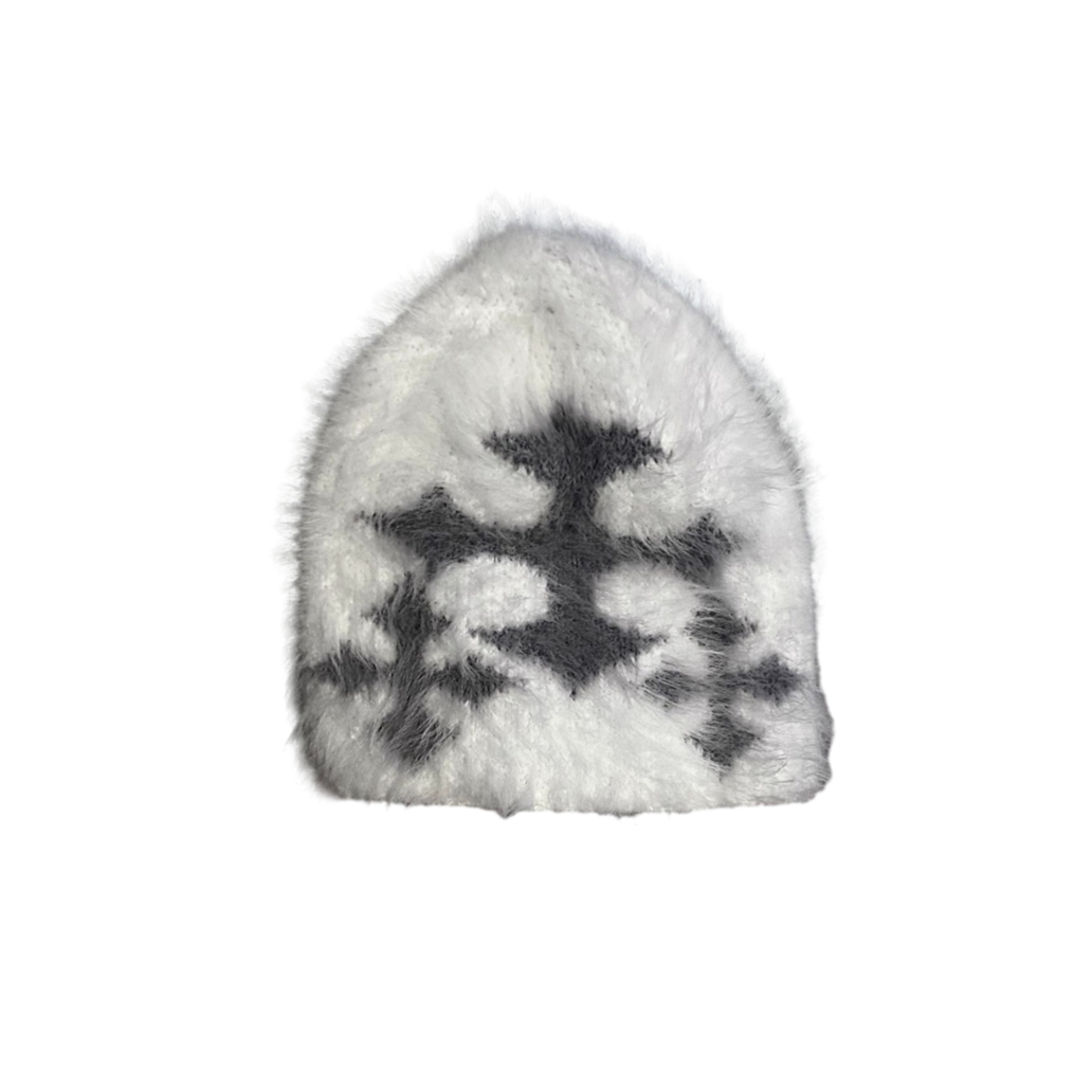 CROSS BEANIE (WHITE)