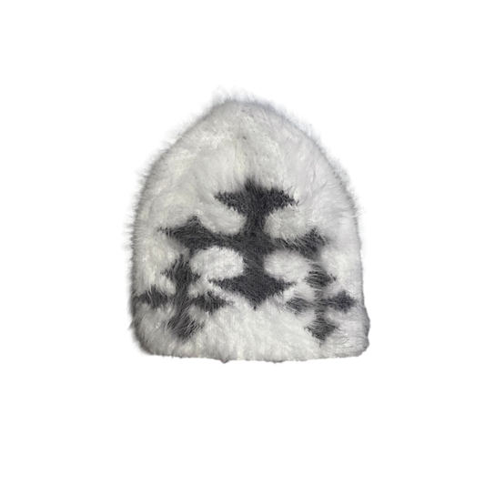 CROSS BEANIE (WHITE)