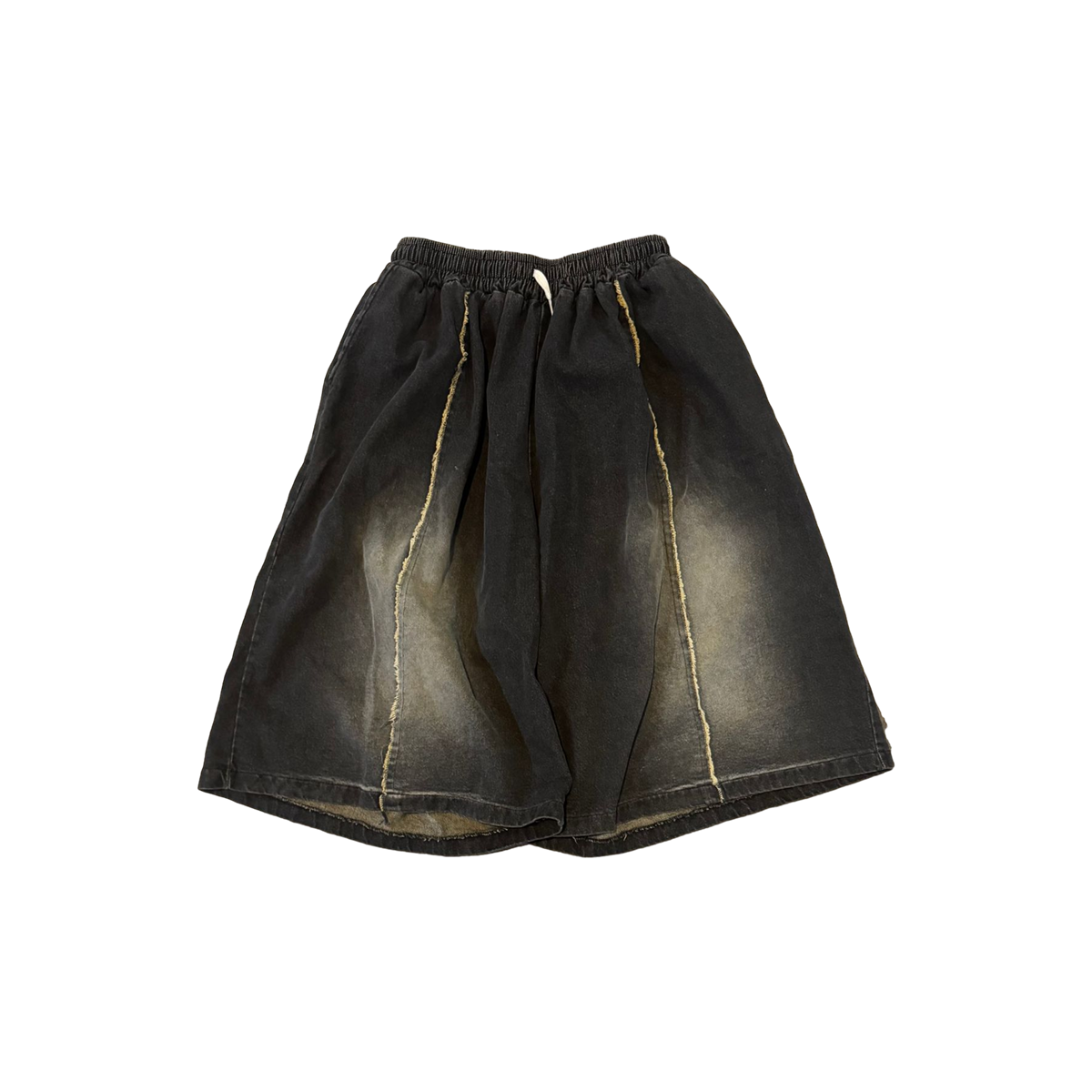 NIGHT FADE JORTS (Charcoal Black)