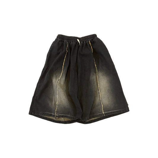NIGHT FADE JORTS (Charcoal Black)